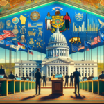 alt_text: Poster tentang perubahan taruhan online Wisconsin menurut Assembly Bill 601 dari Alexistogel News.