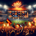 alt_text: Ultras merayakan dengan flare dan spanduk, menciptakan suasana meriah di stadion sepak bola.